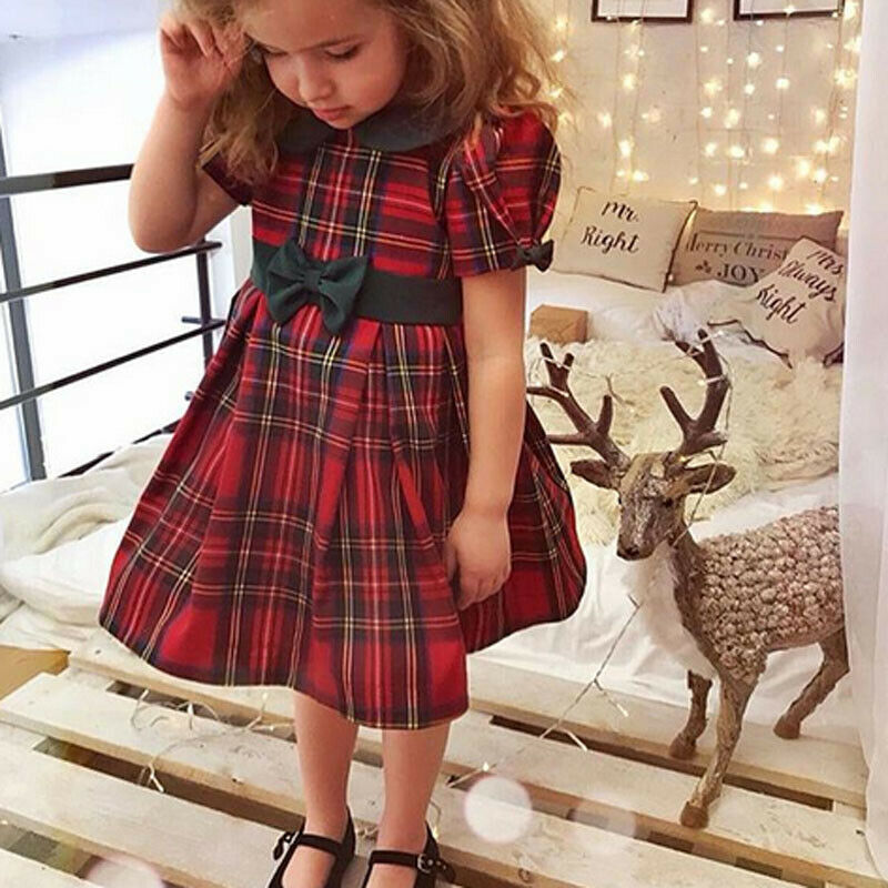 Ivy Girls Tartan Bow Dress