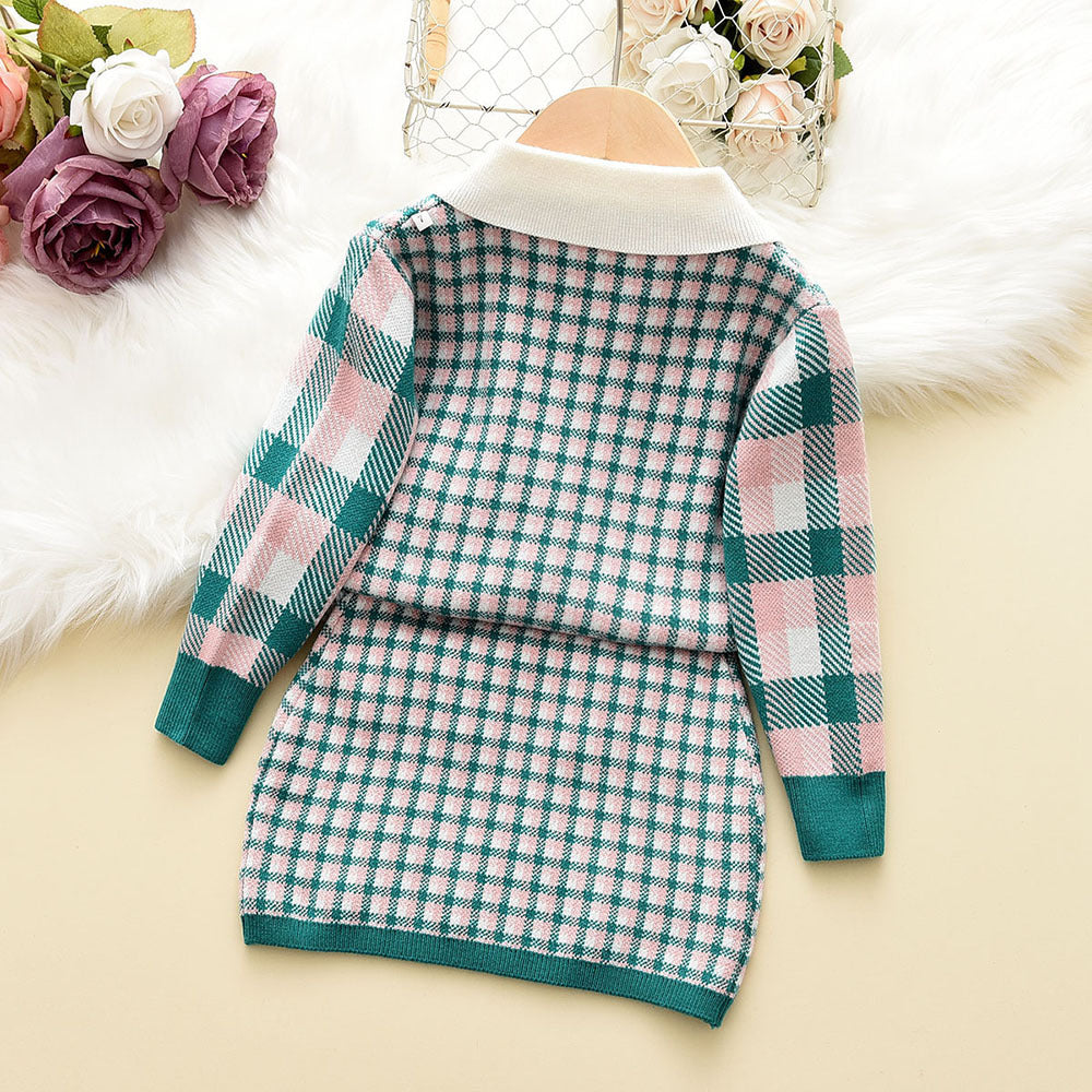 Robe-jupe Hartstrings Fille Taille 7/8 - Multicolore, Motif Géométrique, Coton Blend, Occasion Très Bon état